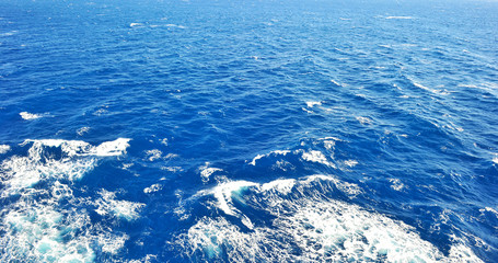 Abstract blue water sea background