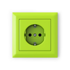 Power outlet - green