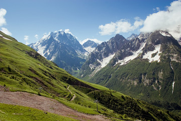 Caucasus Mountains. Region Dombay