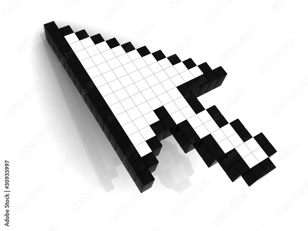 Poster arrow cursor