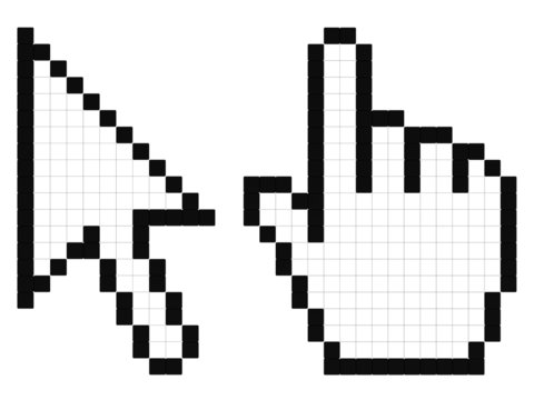 Hand Cursor And Arrow Cursor
