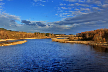 River Vltava in the Czech Republic