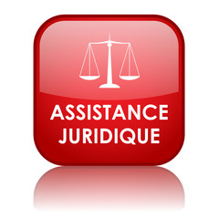 Bouton Web "ASSISTANCE JURIDIQUE" (droits justice conseil légal)