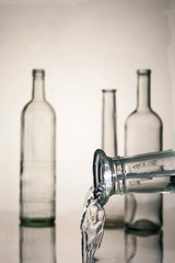 Flaschen, Wasser