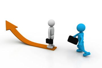 To make one's career.