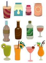 cartoon drink icon
