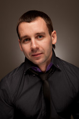 Portrait of young man