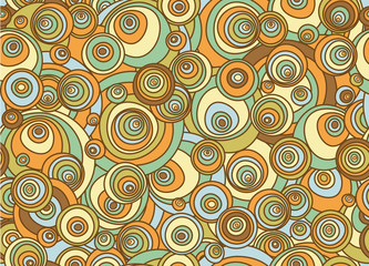 Seamless retro pattern.