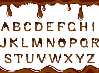 Chocolate alphabet