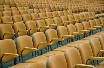 Naklejka premium Auditorium chairs