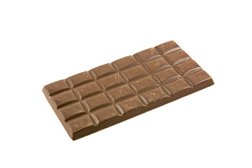 Chocolate bar isolated