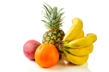 fresh tropical fruits