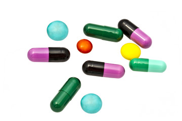 Colorful pills
