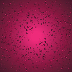 Pink background with drops