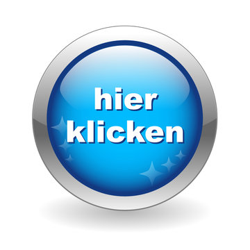 "HIER KLICKEN“ Knopf (web internet button clicken sie taste)