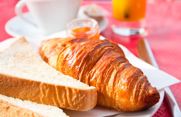 fresh croissant