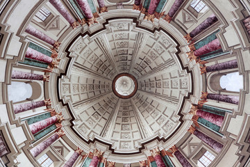 Fresco on the ceiling of the church