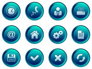 business & finance icon set for web/ software