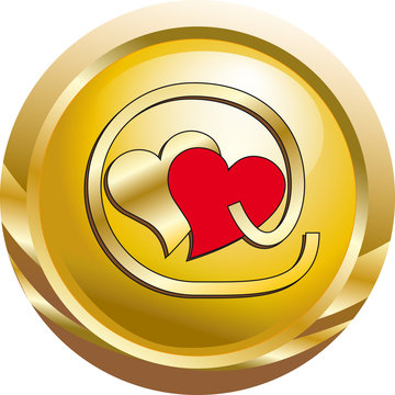 Goldbutton Liebe