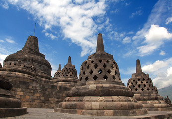 Fototapeta premium Borobudur temple in Indonesia
