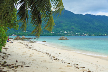 plage de Beau Vallon aux Seychelles