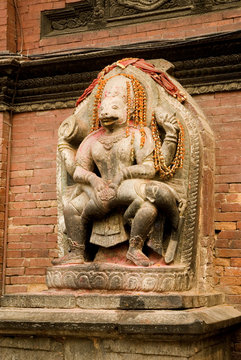 Hindu Deities at  Patan Durbar Square 3.