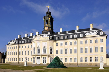Fototapeta na wymiar Hubertusburg Schloss