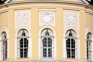 Schlosshof Hubertusburg Detail