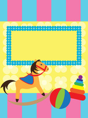 Greeting card for baby