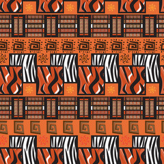 Africa stile ornament background