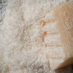 Chip off the fresh Parmesan.