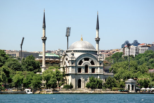 Dolmabahce Camii at Besiktas, Bosporus, Istanbul
