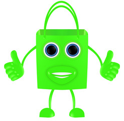 Einkaufstasche - Daumen hoch