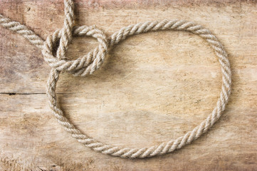 Rope with knots