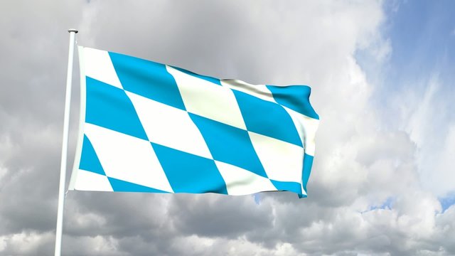 Deutschland - Bayerische Flagge