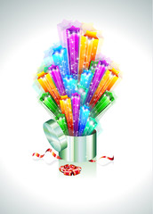 Fototapeta premium Birthday or Christmas Gift Card