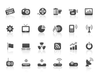 Black Gray Vector Icons