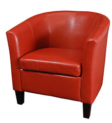 Red Leather Armchair