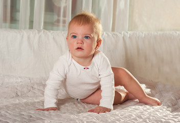 Fototapeta premium Baby girl