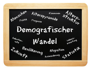 Obraz premium Demografischer Wandel