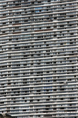 Zerstörte Hausfassade in Sao Paulo