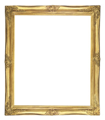 Gold picture frame