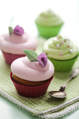 Pastel cupcakes
