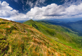 Fototapeta premium Beautiful summer landscape in the mountains
