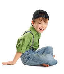 Portrait of young boy