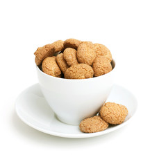 cup of almond cookies