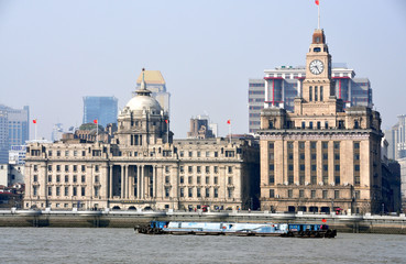 Fototapeta na wymiar Shanghai, le Bund