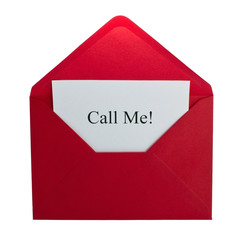 Call me card