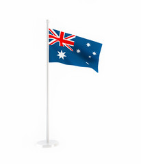 3D flag of Australia