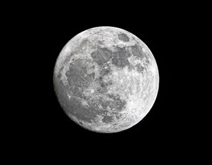 Obraz na płótnie Canvas Powiększający się Księżyc Super księżyc, blisko swojej perygeum, marzec 2011
